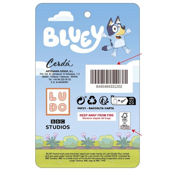 Umbrella Bluey 45 cm