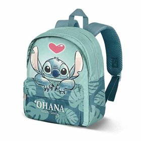 School Bag Lilo & Stitch Ohana Blue 27 x 22 x 9 cm