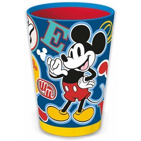 Glass Mickey Mouse Cool Stuff 470 ml Plastic