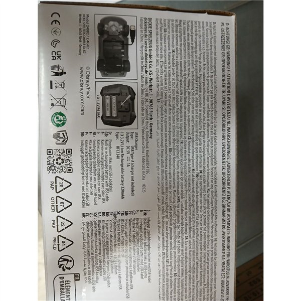 Remote-Controlled Car Cars Turbo Racer Lightning McQueen 1:24 17 cm