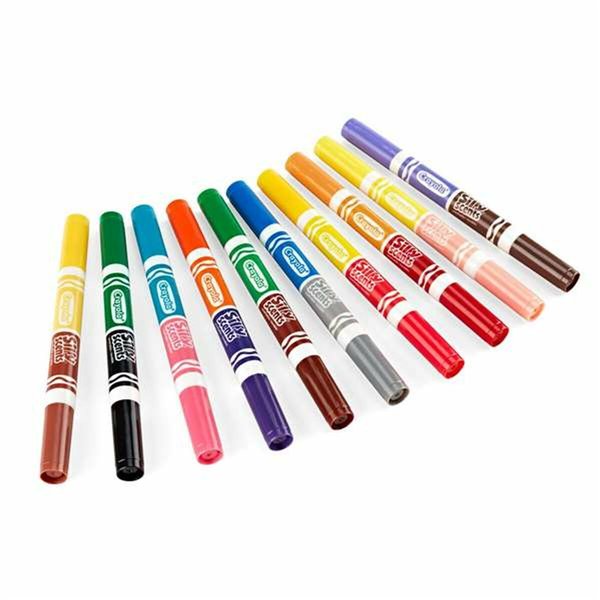 Set of Felt Tip Pens Crayola Perfumed Washable Double-ended 10 Pieces