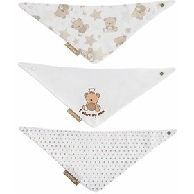 Bib Set Bear 42 x 16 cm 3 Pieces