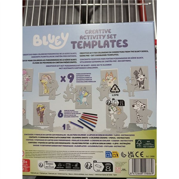 Drawing Set Educa Bluey