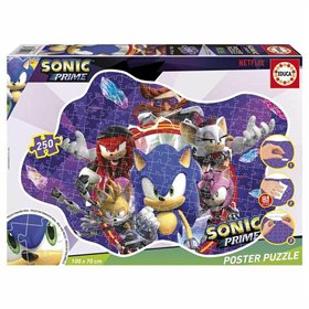 4-Puzzle Set Sonic Prime 250 Pieces