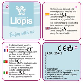 Play mat 90 x 84 cm Squared