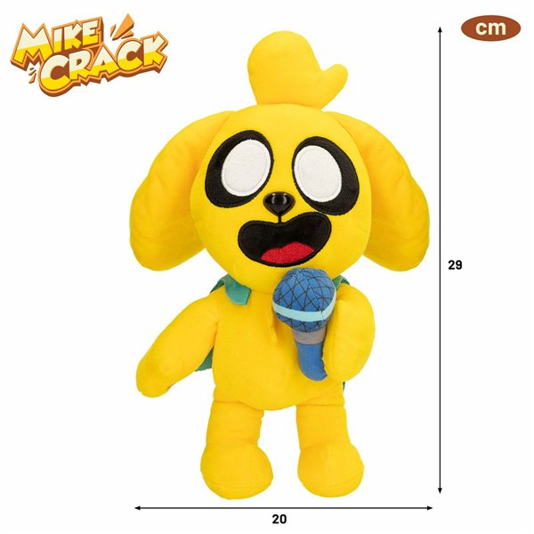 Soft toy with sounds Mikecrack Yellow 29 cm