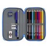 Double Pencil Case RCD Espanyol Blue White 12,5 x 19,5 x 4 cm