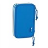 Double Pencil Case RCD Espanyol Blue White 12,5 x 19,5 x 4 cm
