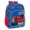 School Bag Cars Race Ready Blue 33 x 42 x 14 cm