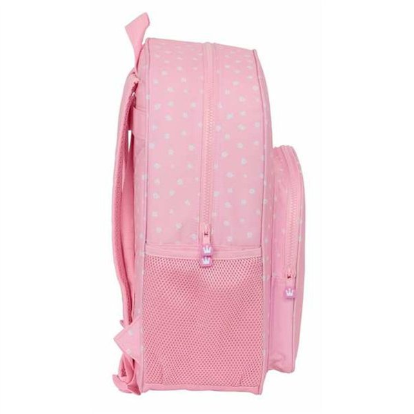 School Bag Glowlab Kids Sweet Home Pink 33 x 42 x 14 cm