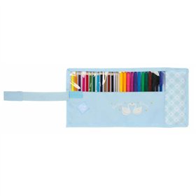 Pencil Case Glow Lab Cisnes 7 x 20 x 7 cm Roll-up Swan