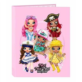Ring binder Sparkle Na! Na! Na! Light Pink 26,5 x 33 x 4 cm