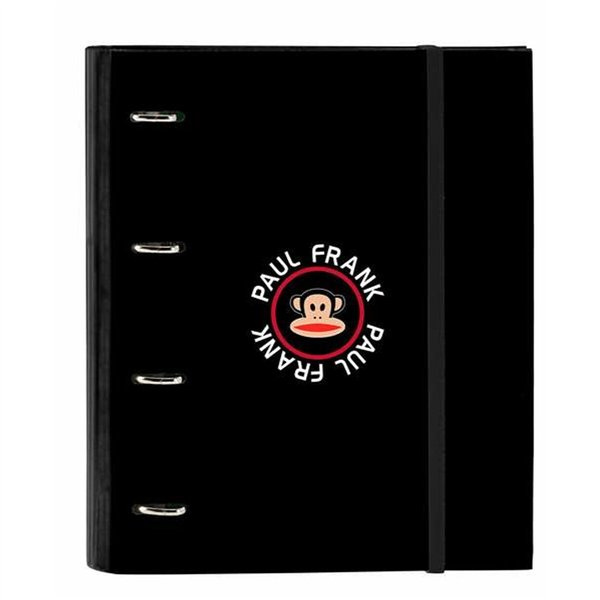 Ring binder Paul Frank Campers Black 27 x 32 x 3,5 cm