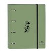 Ring binder Minnie Mouse Mint Shadow Military green 27 x 32 x 3,5 cm