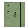 Ring binder Minnie Mouse Mint Shadow Military green 27 x 32 x 3,5 cm