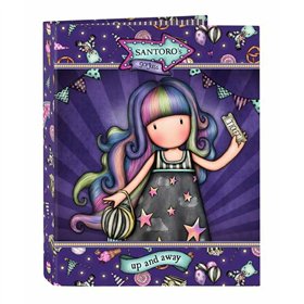 Ring binder Gorjuss Up And Away Purple 26,5 x 33 x 4 cm