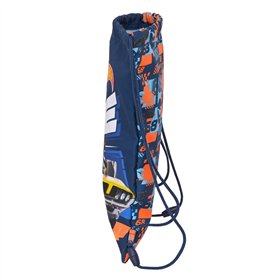 Backpack with Strings Hot Wheels Speed club Orange Navy Blue 26 x 34 x 1 cm