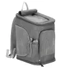 Pet Carrier Backpack for Dogs, Cats, Travel Bag for Animals Springos PA0232 39 x 28 x 27 cm Grey