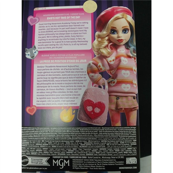 Doll Monster High Wednesday Edin
