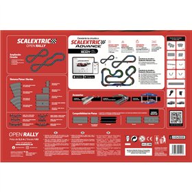 Racetrack Scalextric Open Rally 233 x 77 cm