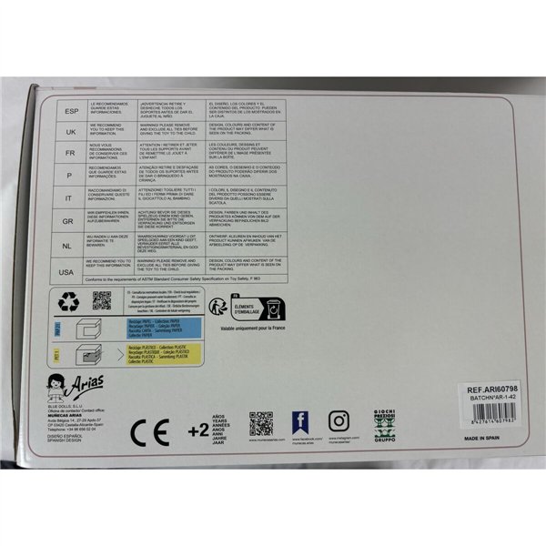 Baby doll Arias Elegance 38 cm