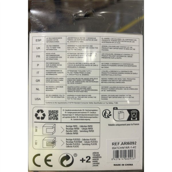 Dolls Accessories Arias Set of baby's bottles