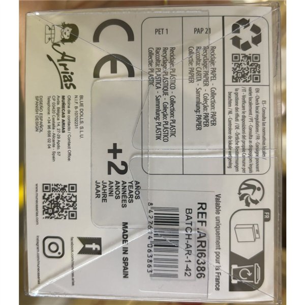 Dolls’ shoes Arias Pink 40 cm