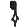 Stumdomų durų sistema Springos HA5002, 183 cm, bėgelis iki 100 kg, barn door, plienas, juoda
