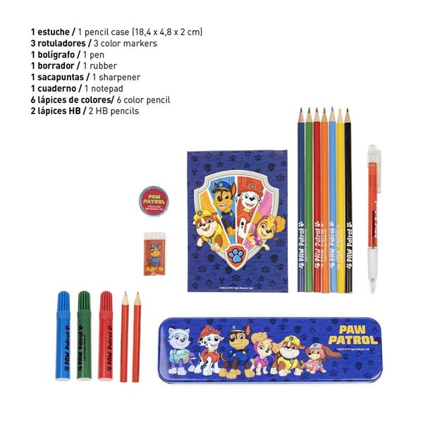 School Set The Paw Patrol 16 Pieces