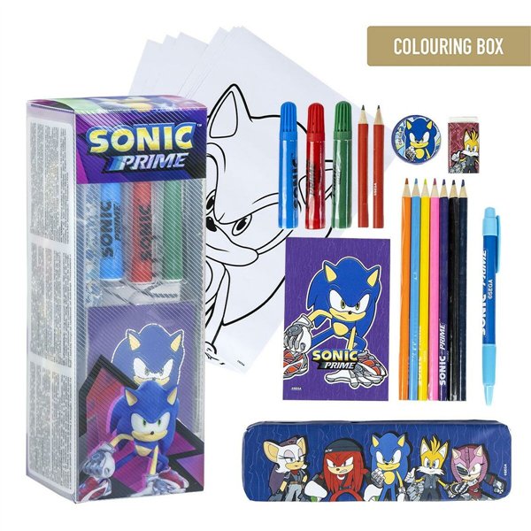 Stationery Set Sonic 24 Pieces
