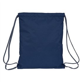 Backpack with Strings Safta Navy Navy Blue 35 x 40 x 1 cm