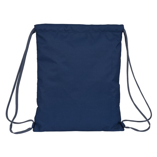 Backpack with Strings Safta Navy Navy Blue 35 x 40 x 1 cm