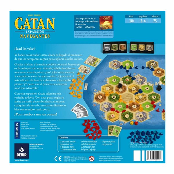 Board game Devir Catan: Expansión Navegantes (ES)