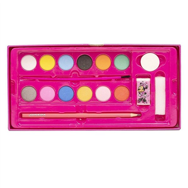 Stationery Set Minnie Mouse Pink Briefcase