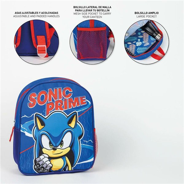 School Bag Sonic Blue 25,0 x 30,0 x 29,0 cm