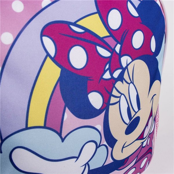 School Rucksack with Wheels Minnie Mouse