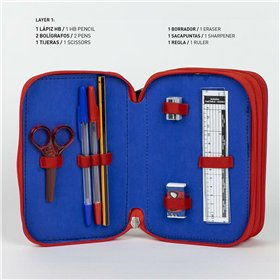 Triple Pencil Case Spider-Man