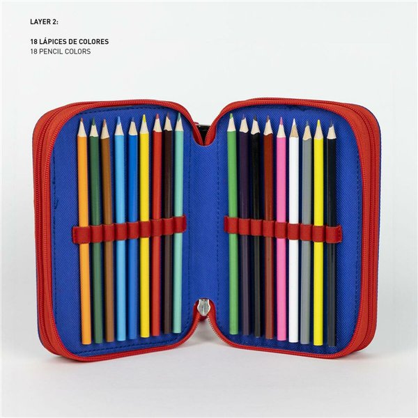 Triple Pencil Case Spider-Man
