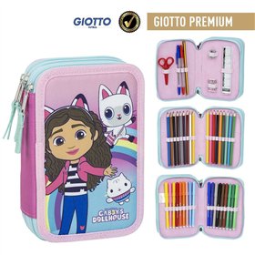 Triple Pencil Case Gabby's Dollhouse