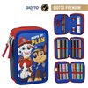 Triple Pencil Case The Paw Patrol Blue 12,5 x 6,5 x 19,5 cm