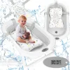 Portable Baby Bath Springos SB0060 40 L white-grey with cushion, plug and thermometer
