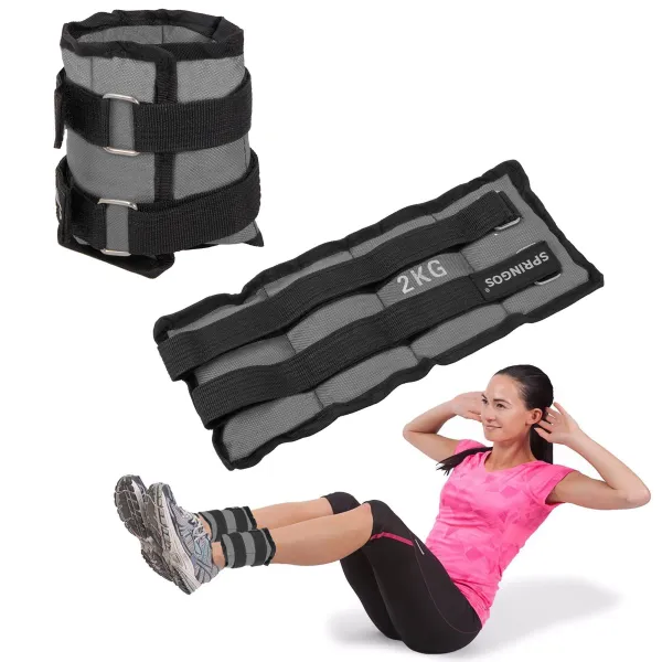 Wrist and ankle weights Springos FA0006, 2x 2kg
