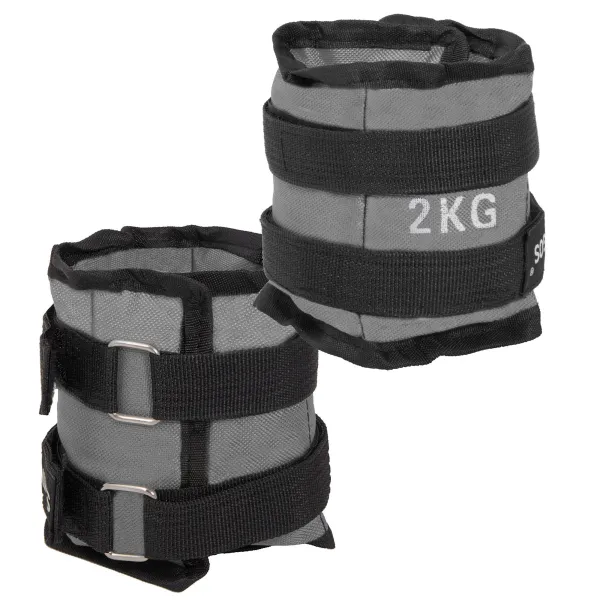 Riešų ir kulkšnių svoriai Springos FA0006, 2x 2kg