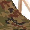 Garden deck chair Springos DC0001 MORO, wooden, 3-position adjustable, camouflage fabric