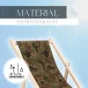 Garden deck chair Springos DC0001 MORO, wooden, 3-position adjustable, camouflage fabric