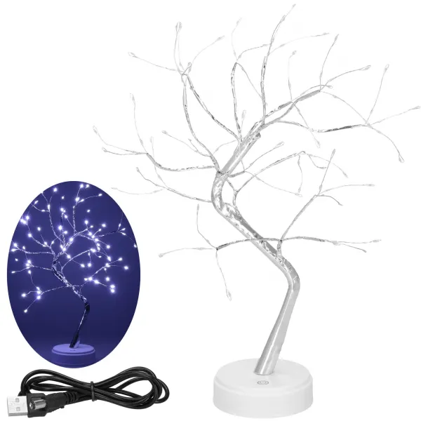 LED decorative tree Springos CL0861, 45 cm, 90 LEDs, cold white light