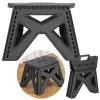 Foldable multifunction stool Springos HA7485 gray, height 23 cm