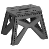 Foldable multifunction stool Springos HA7485 gray, height 23 cm