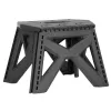 Foldable multifunction stool Springos HA7485 gray, height 23 cm