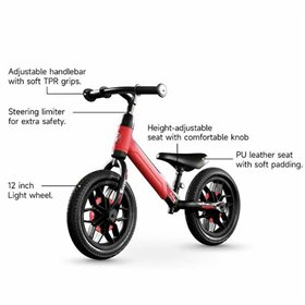 Children's Bike Ociotrends Spark Red Without pedals